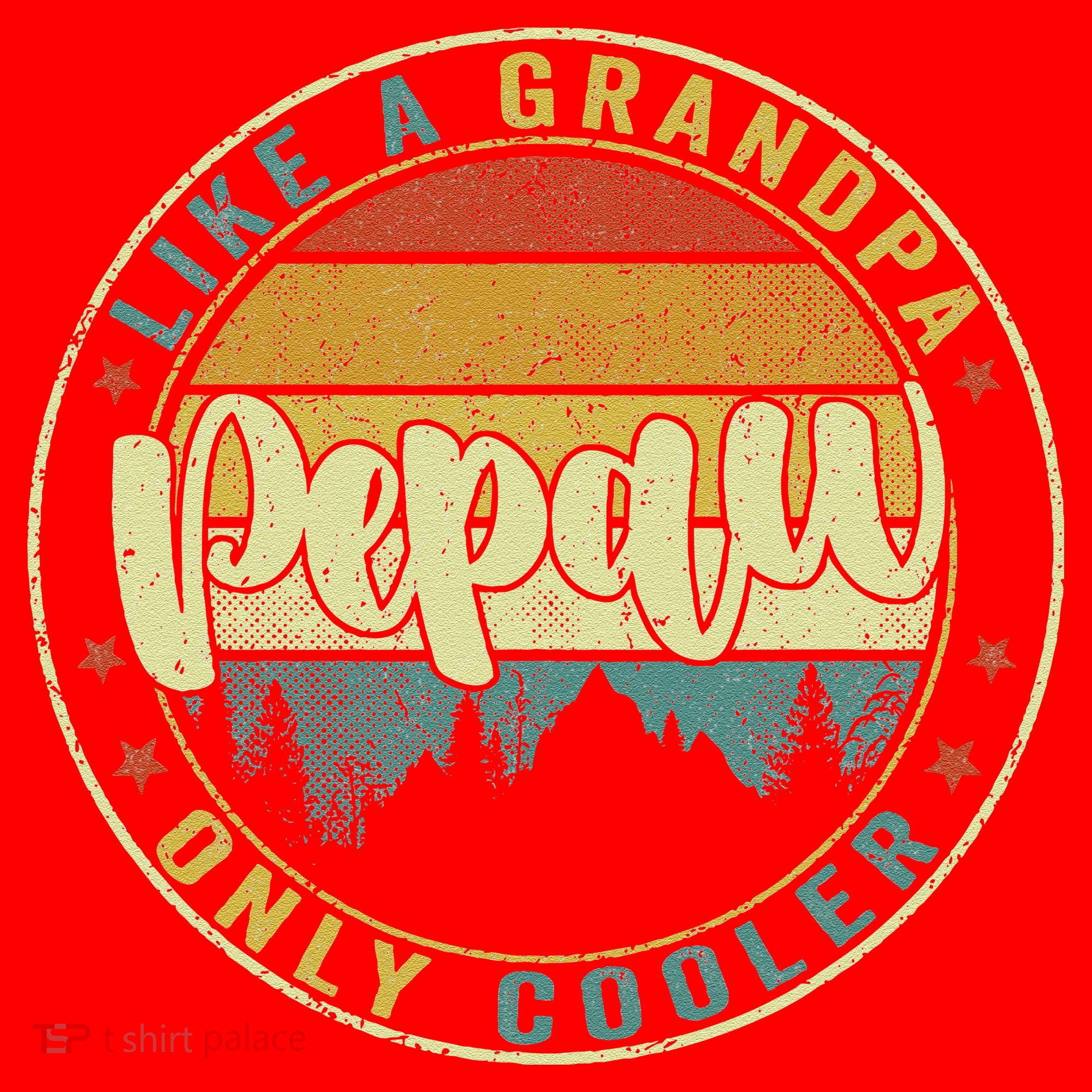 Pepaw Like A Grandpa Only Cooler Funny Dad Pepaw Fathers Day Santa Hat
