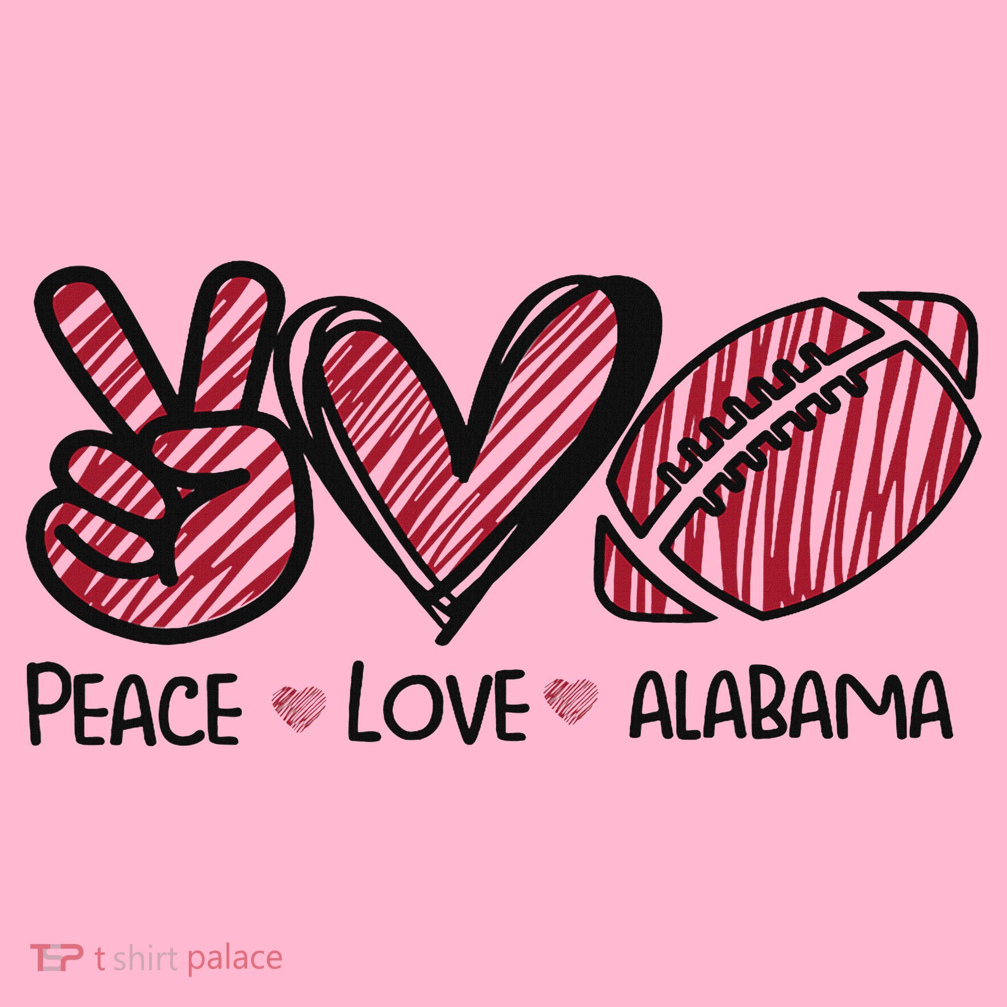 Peace Love Alabama Coaster