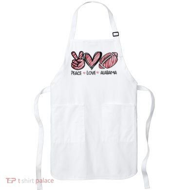 Peace Love Alabama Apron