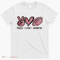 Peace Love Alabama T-Shirt thumb 0