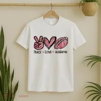 Peace Love Alabama T-Shirt thumb 2