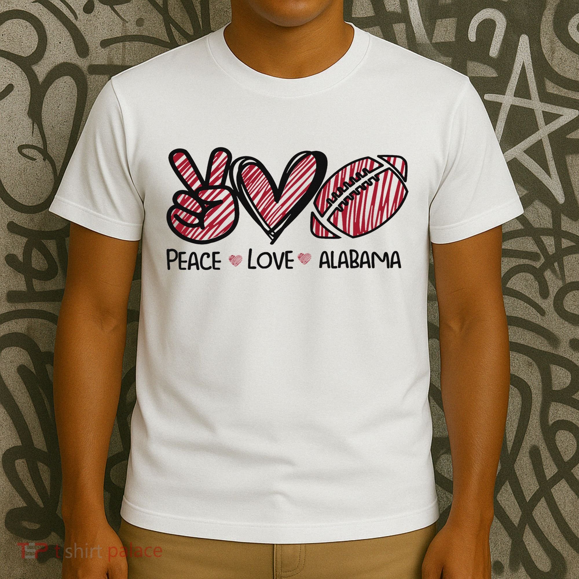 Peace Love Alabama T-Shirt