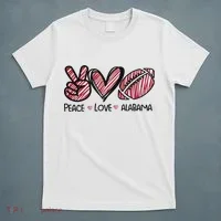 Peace Love Alabama T-Shirt thumb 5