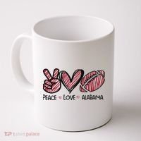Peace Love Alabama Coffee Mug thumb 0