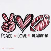 Peace Love Alabama Women's Hoodie thumb 2