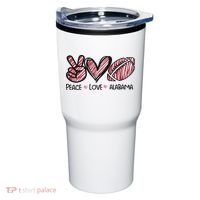 Peace Love Alabama Tumbler thumb 0
