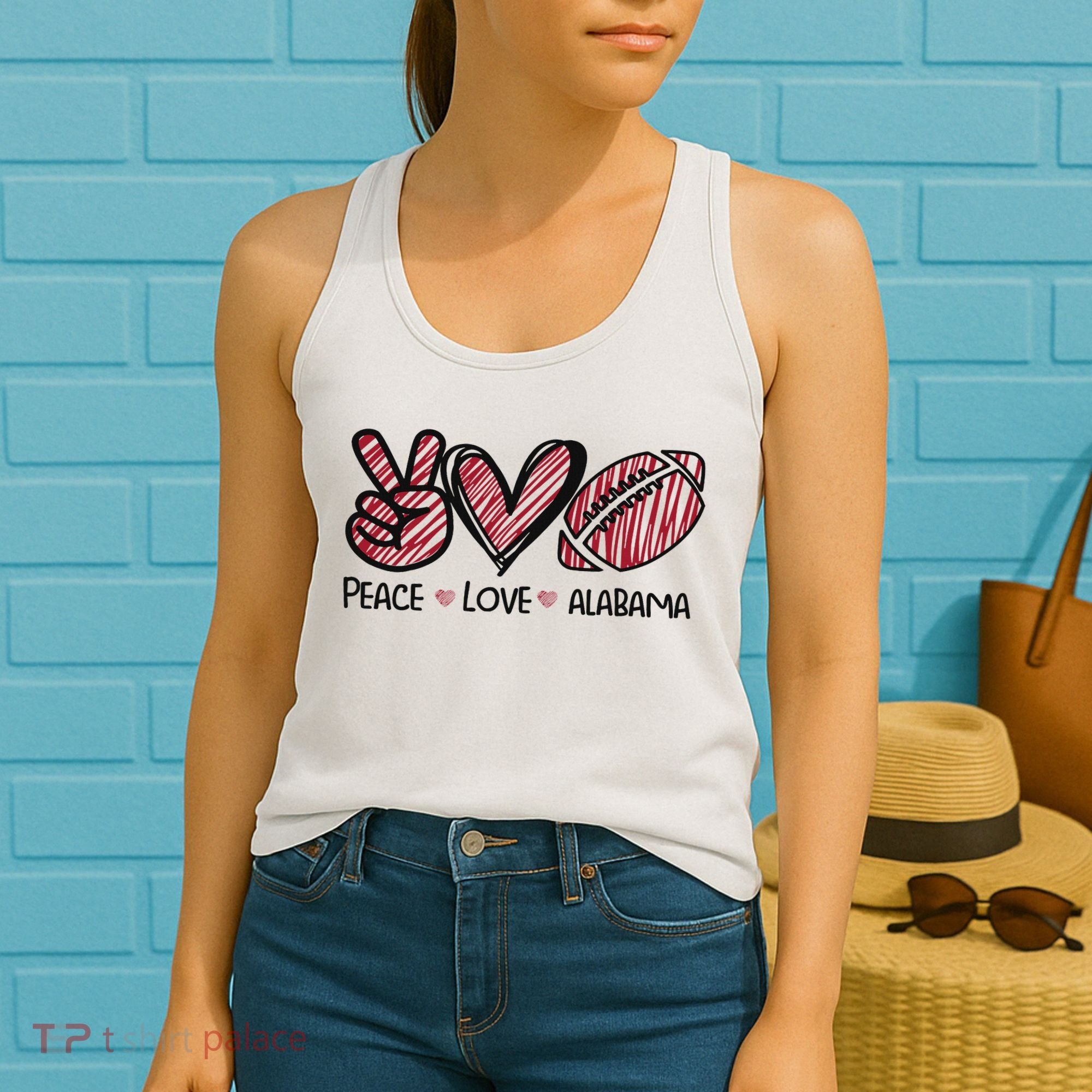 Peace Love Alabama Women's Tank Top