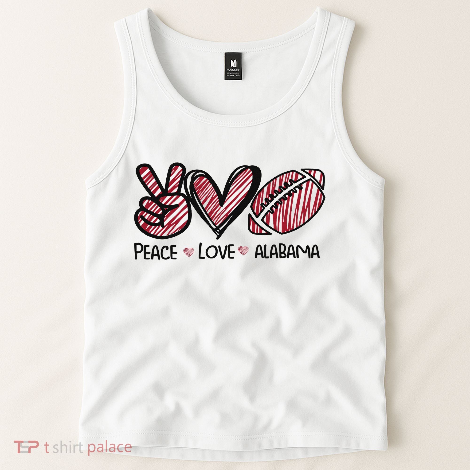 Peace Love Alabama Tank Top