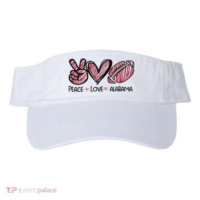 Peace Love Alabama Visor