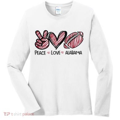 Peace Love Alabama Women's Long Sleeve Shirt