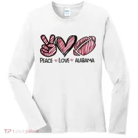 Peace Love Alabama Women's Long Sleeve Shirt thumb 0
