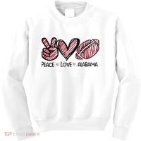 Peace Love Alabama Kids Sweatshirt thumb 0