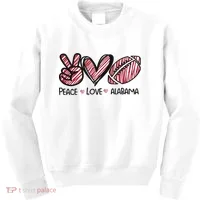 Peace Love Alabama Kids Sweatshirt thumb 0