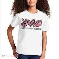 Peace Love Alabama Kids T-Shirt thumb 2
