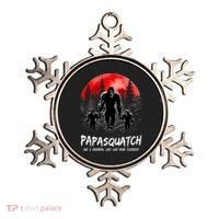 Papasquatch Like A Grandpa Just Way More Squatchy Funny Papa Ornament thumb 0