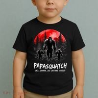 Papasquatch Like A Grandpa Just Way More Squatchy Funny Papa Toddler T-Shirt thumb 2