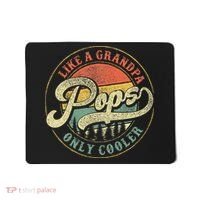 Pops Like A Grandpa Only Cooler Retro Gift Pops Dad Grandpa Mousepad thumb 0