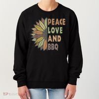 Peace Love And BBQ Women's Sweatshirt thumb 0