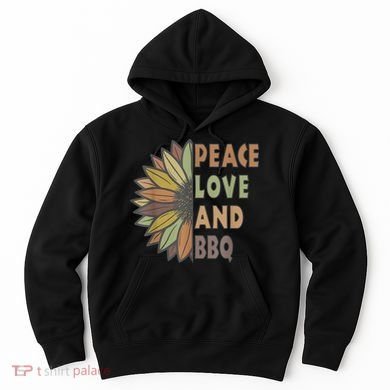 Peace Love And BBQ Hoodie