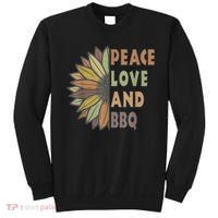 Peace Love And BBQ Sweatshirt thumb 0