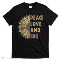 Peace Love And BBQ T-Shirt thumb 0