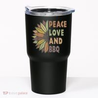 Peace Love And BBQ Tumbler thumb 0