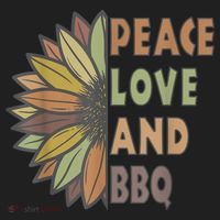 Peace Love And BBQ Tumbler thumb 3