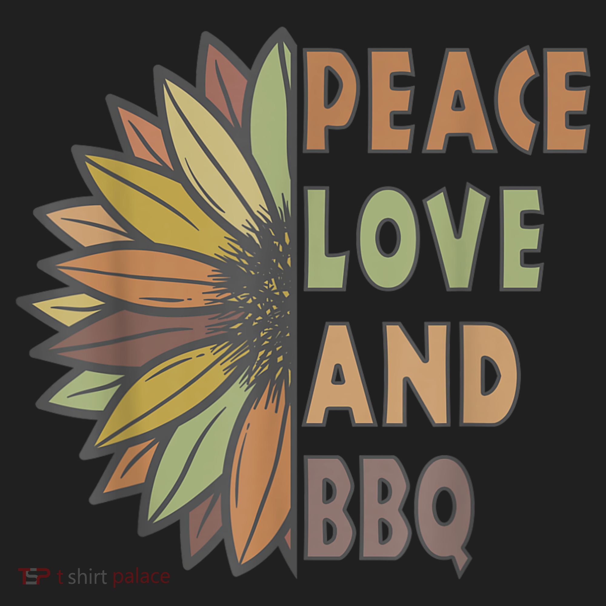 Peace Love And BBQ Hat