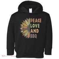 Peace Love And BBQ Toddler Hoodie thumb 0