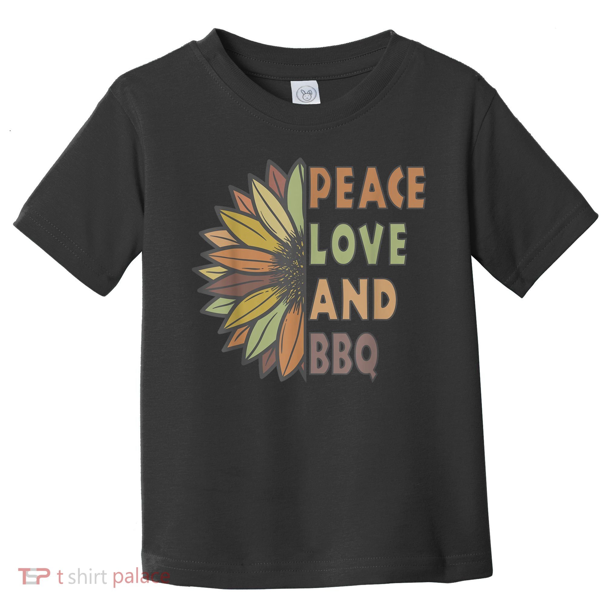 Peace Love And BBQ Toddler T-Shirt