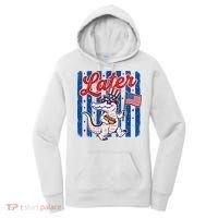 Patriotic Later Alligator USA American  Flag Fourth Of July 250th Anniversary Women's Hoodie thumb 0