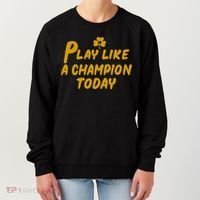 Play Like A Champions Todays For Funny Gift Women's Sweatshirt thumb 0