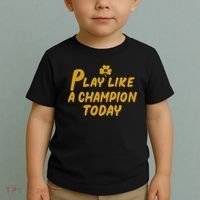 Play Like A Champions Todays For Funny Gift Toddler T-Shirt thumb 2