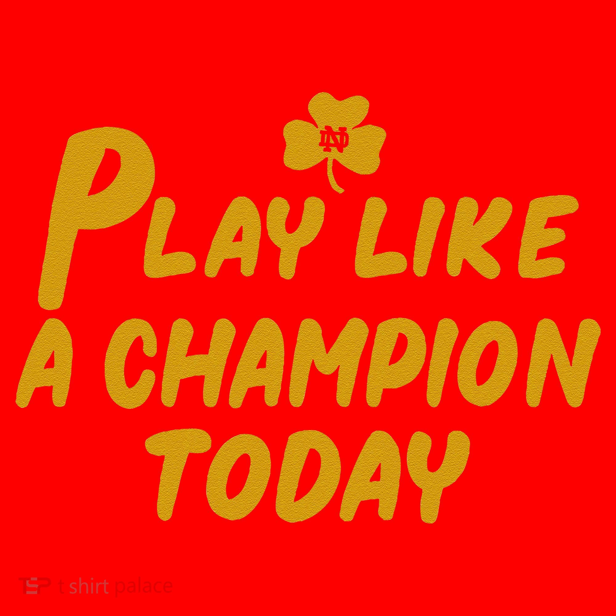 Play Like A Champions Todays For Funny Gift Santa Hat