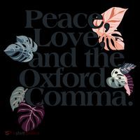 Peace Love And The Comma Grammar Lover Coffee Mug thumb 5