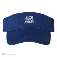 Peace Love And The Comma Grammar Lover Visor thumb 0