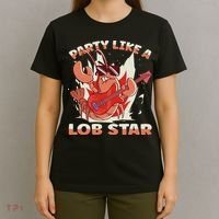 Party Like A Lob Star Lobster T-Shirt thumb 4