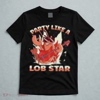 Party Like A Lob Star Lobster T-Shirt thumb 5
