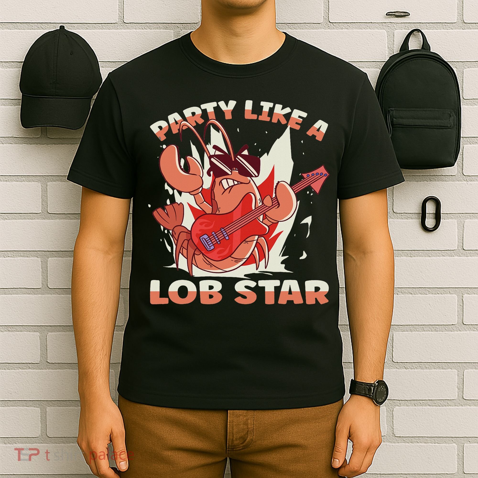 Party Like A Lob Star Lobster T-Shirt