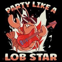 Party Like A Lob Star Lobster Mousepad thumb 1