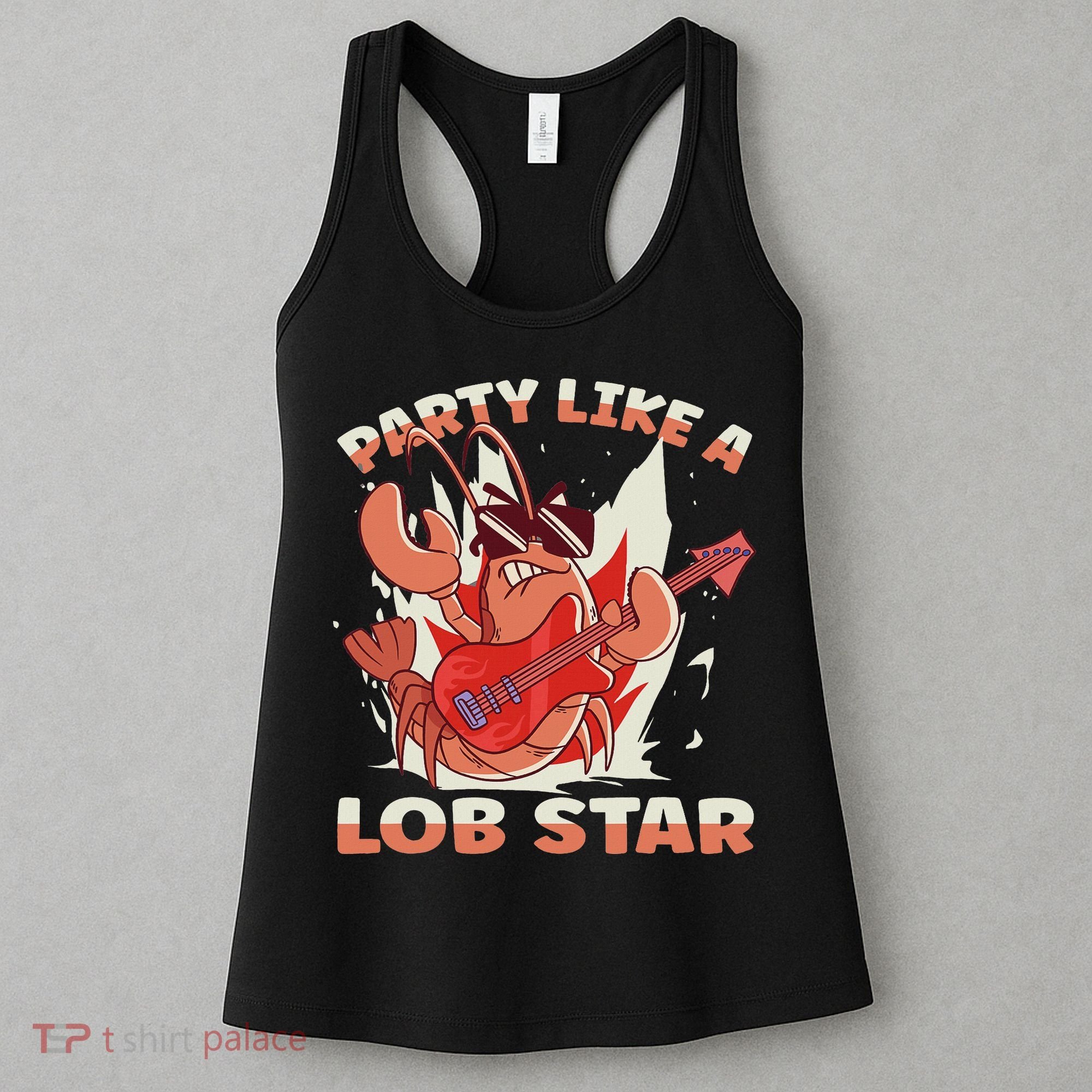 Party Like A Lob Star Lobster Women's Tank Top