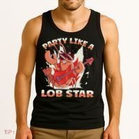 Party Like A Lob Star Lobster Tank Top thumb 3