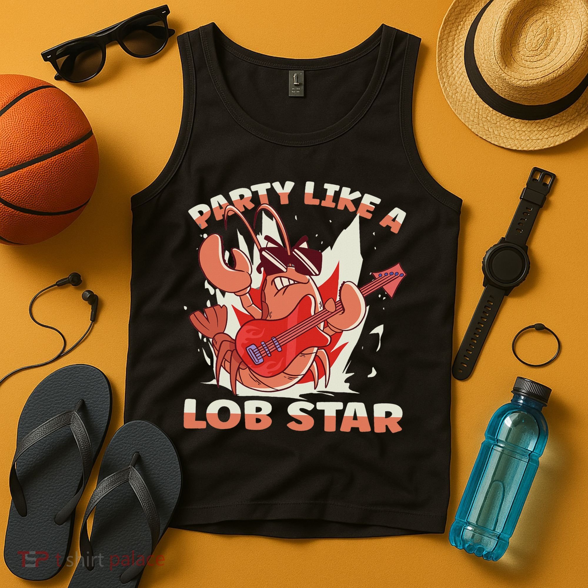 Party Like A Lob Star Lobster Tank Top