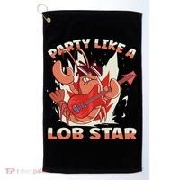 Party Like A Lob Star Lobster Golf Towel thumb 0