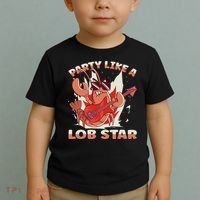 Party Like A Lob Star Lobster Toddler T-Shirt thumb 2