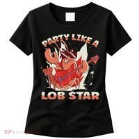 Party Like A Lob Star Lobster Women's T-Shirt thumb 0
