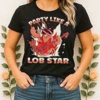 Party Like A Lob Star Lobster Women's T-Shirt thumb 2