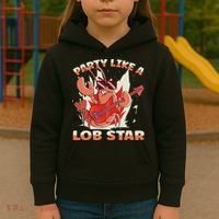 Party Like A Lob Star Lobster Kids Hoodie thumb 3