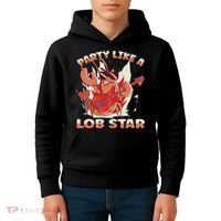 Party Like A Lob Star Lobster Kids Hoodie thumb 4