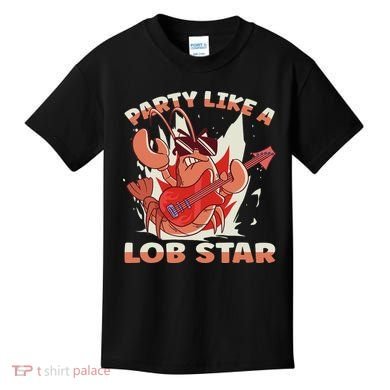 Party Like A Lob Star Lobster Kids T-Shirt